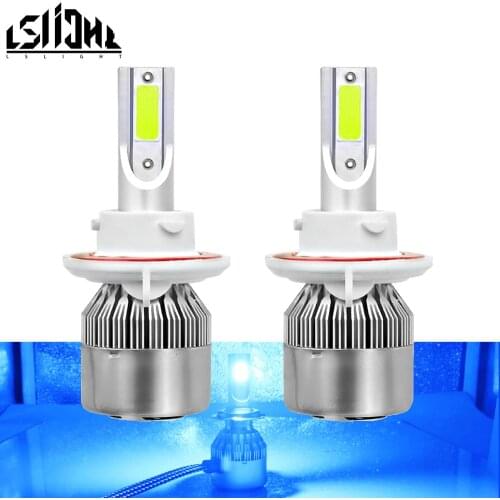 LSlight LED 9005 HB3 8000K Headlight Bulbs H7 H9 HB4 9006 H11 H1 H4 H8 9004 HB1 H13 880 Auto Car Headlamp Ice Blue Fog Lamp 12V