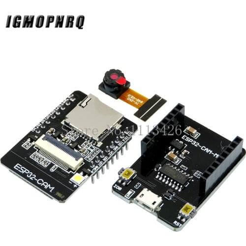 ESP32-CAM-MB WIFI ESP32 CAM Bluetooth Development Board with OV2640 Camera MICRO USB to Serial Port CH340G 4.75V-5.25V Nodemcu