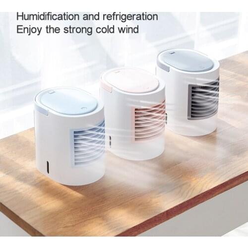 Water-Cooled Small Air-Cooled Household Humidification Fan Portable Usb Electric Fan Spray Humidification 380ml