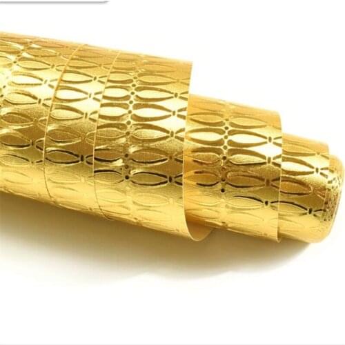 New Golden wallpaper gold foil silver ktv hotel bedroom living room pure color ceiling wall papers home decor papel de parede