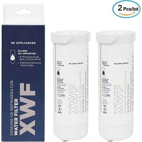 NSF Certified Replacement For GE XWF Refrigerator Water Filter, Pack of 2