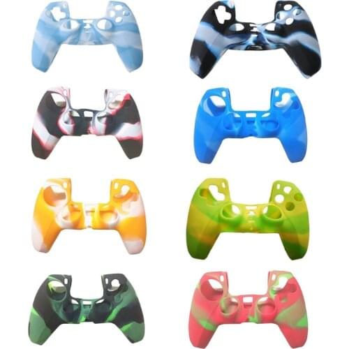 Washable Handle Sleeve Silicone Case Dustproof Skin Protective Cover Anti-Slip for S-ony PlayStation PS5 Controller