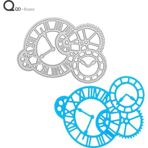 Scrapbook Childrens Educational Clock Metal Cutting Dies Handmade Tools DIY Card Make Mould Model Craft Decoration New 2021