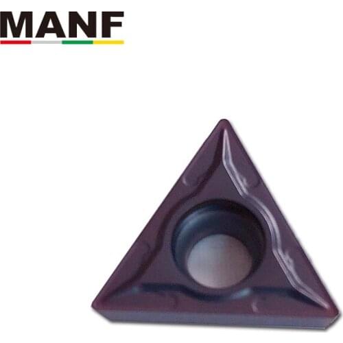 MANF Carbide Insert TCMT16T304 lathe Cutter Internal Tungsten Cobalt Alloy Insetrs Boring Hole For STUCR16 STFCR Turning Tool