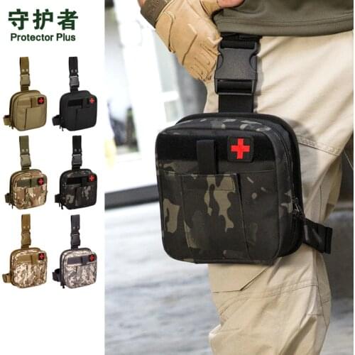 Outdoor Tactics Drop Leg Bag Hip Bum Assault Waist Pack Camouflage Tool Holder Bag First Aid Kit Legging Medical Bag a5446
