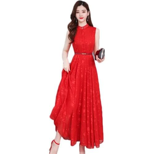 Красные летние платья VGVFHZY China At AliExpress