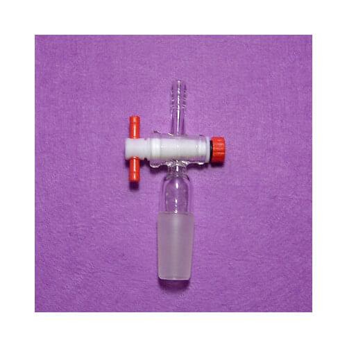 Inlet Adapter 24/29, Straight, PTFE Plug,glass Valve,vacuum Adapter