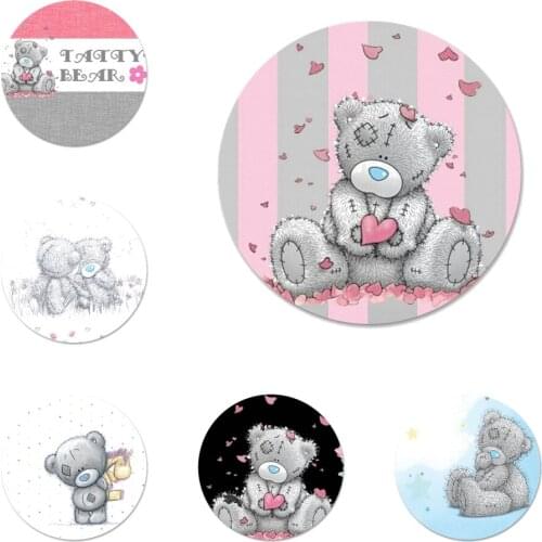 Tatty Teddy Me To You Bear Icons Pins Badge Decoration Brooches Metal Badges For Clothes Backpack Decoration 58mm