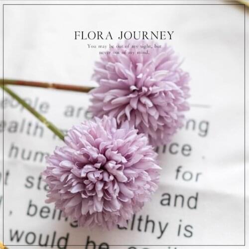 1pcs/lot Dandelion Flower Ball 29cm Artificial Road Cited Flower Wall For Home Decoration Wedding Simulation Holding Fake Flower