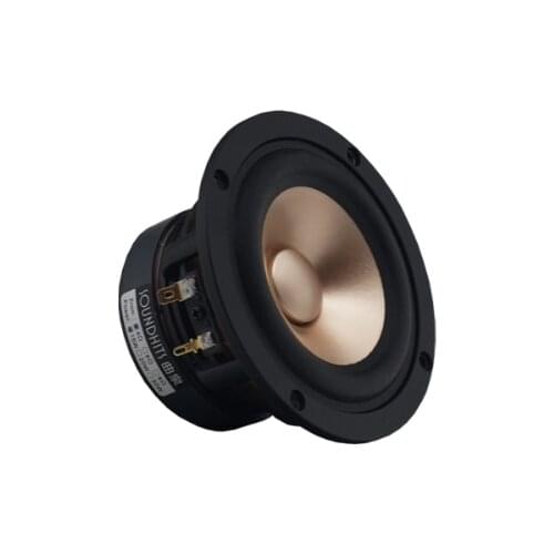 2pcs 4 inch full range speaker cast aluminum frame with fever HIFI vocals good high school bass good desktop bookshelf