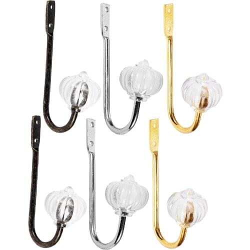 2Pcs 86*45mm Crystal Wall Mounted Hooks Kitchen Bathroom Door Coat Robe Hanging Hooks Closet Towel Clothes Hanger Storage Holder