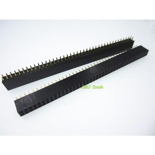 20pcs Pitch 2.54mm 2x40 Pin Female Double Row Pin Header Strip