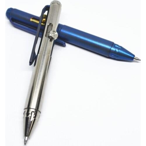 2020 New Blue Pen EDC Titanium Alloy Mini Defense Pen EDC Tools