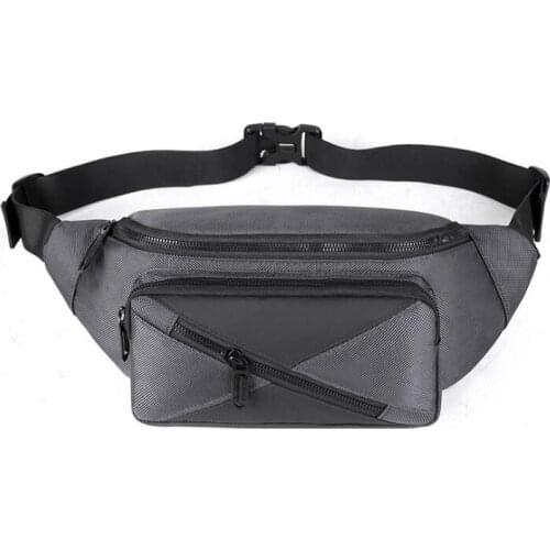 2021 New Casual Men Waist Bags Unisex Waterproof Waist Pack Man Chest Bag Male