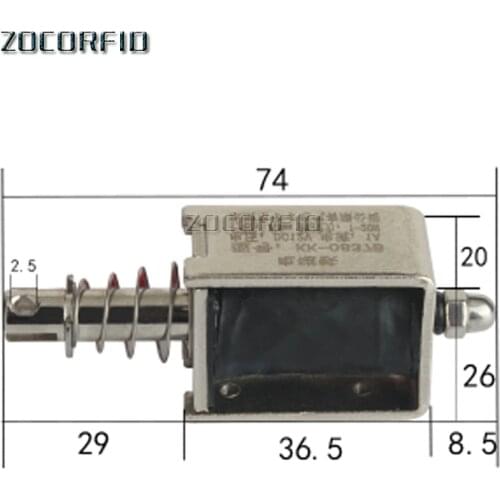 5pcs/Lot 0837 0.8N DC6V 12V 24V magnetic solenoid push&pull open frame electromagnet