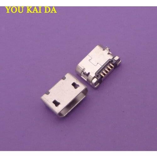 50pcs/lot Charge power socket usb 5pin jack Smartphone mobile mini Micro USB Connector 5pins