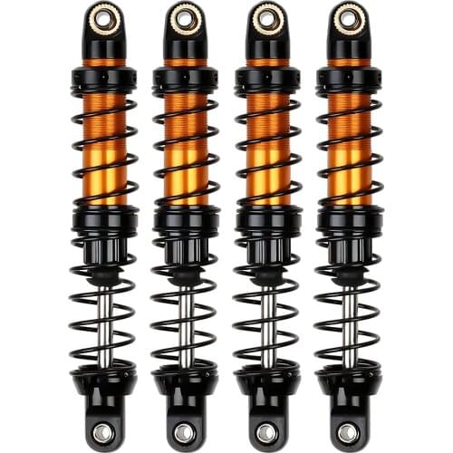 2PCS 4PCS Metal Shock Absorber Oil Adjustable Damper for 1/10 RC Rock Crawler Axial SCX10 90046 AXI03007 Traxxas TRX4