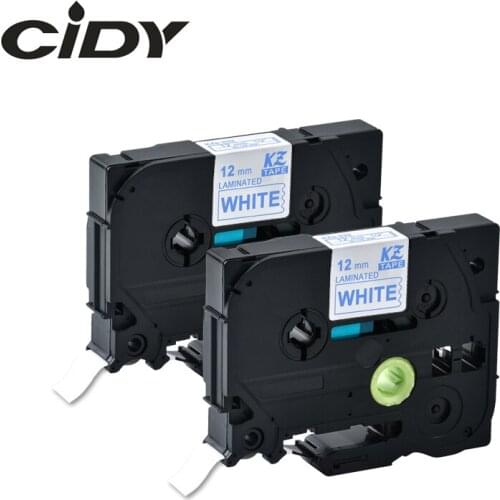 CIDY 12mm TZe label tape Tze233 TZE 233 TZE-233 TZ 233 tz233 for P-touch label printer label maker ribbon tape cartridge tape