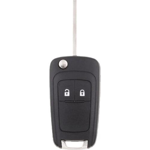 For 2 Buttons for Car Auto Flip Folding Remote Key Shell Suitable for Chevrolet