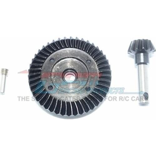 GPM HARDEN STEEL #45 DIFF BEVEL GEAR 43T & PINION GEAR 13T For AXIAL YETI SCORE AX90068 RC Upgrade