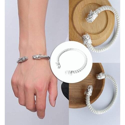 Men Dragon Bracelet Adjustable Vintage Bracelets & Bangles Mens Jewelry Gift Fashion L4F9