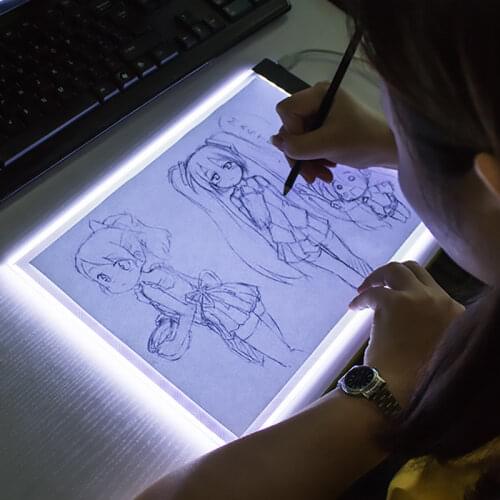 LED Light Box A4 Drawing Tablet Graphic Writing Digital Tracer Copy Pad Board For Diamond Painting Sketch Hotfix Rhinestone