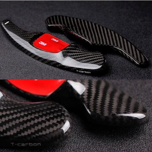 T-Carbon Paddle Shifter For Volkswagen VW Golf 7 MK7 TSI Steering Wheel Extension Gearbox Shift Car Accessories