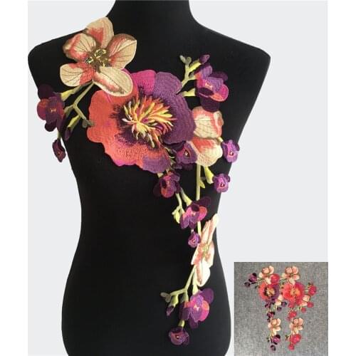 Embroidery Lace Fabric Polyester Venise Applique Sewing Trims DIY Lace Collar Neckline Accessories Craft For Sewing The Dress