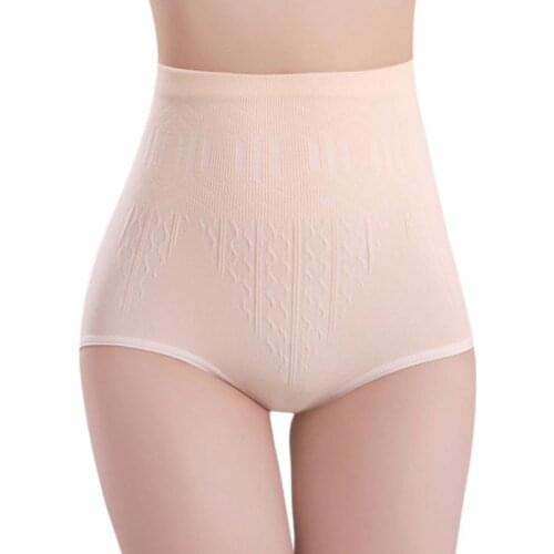 Women Sexy Lace Hollow High Waist Seamless Breathable Shapewear Hip Lift Shapewear Briefs Slimming Body Shaper Panties