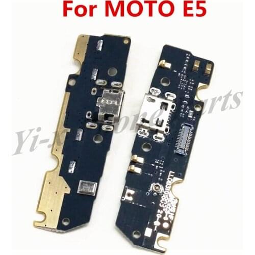 10pcs/lot USB Dock Charging Port Connector Board Flex Cable For Motorola Moto E5 Charger Port Flex cable