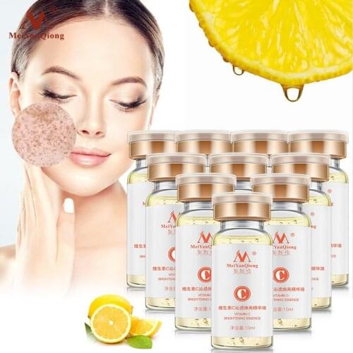 10pcs Anti Wrinkle VC Face Cream Remove Dark Spots Whitening Scar Acne Blemish Moisturizing Blackhead Removal Skin Care Serum