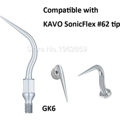 5pcs/lot GK6 Scaler Tips Tools for KAVO Dentist Dentistry Instrument Dental Equipment Ultrasonic Scaling Tip Compatible KAVO GK6