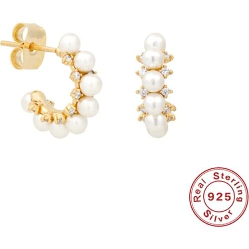 Aide Solid 925 Sterling Silver Cute INS Korean Piercing Stud Earrings For lovers' Valentines Day Cartilage Pendientes Jewelry