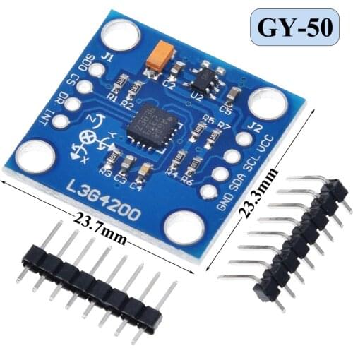 GY-50 L3G4200D Triple Axis Gyro Angular Velocity Sensor Module For Arduino MWC in stock high quality
