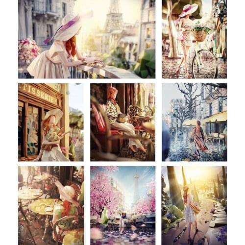 5D DIY Full Square Diamond Painting Sunshine girl Diamond Embroidery Cross Stitch Kit Handmade Gift Home Decoration
