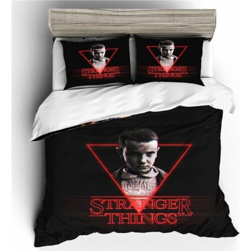 A Bedding Set 3D Printed Duvet Cover Bed Set Stranger Things Home Textiles for Adults Bedclothes with Pillowcase #SNT04