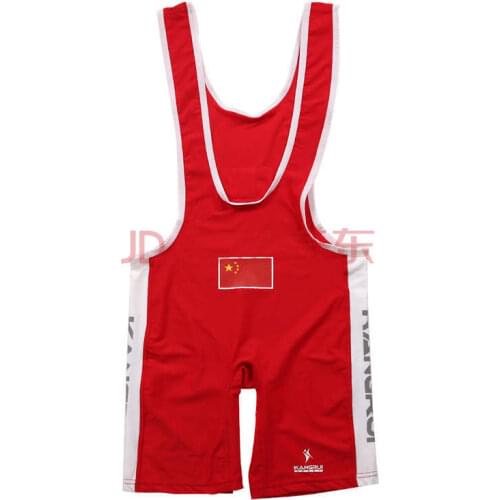 Consorts Wrestling Suit, Mens And Womens Freestyle Training, Wrestling, Spandex, High Impact, Red And Blue Mens Red S