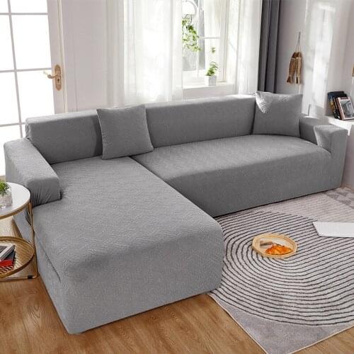Fluffy Plush Soft Sofa Cover for Living room Plush Elastic Adjustable sofas Covers Lounge Sectional Couch Corner Sofa Slipcoverr