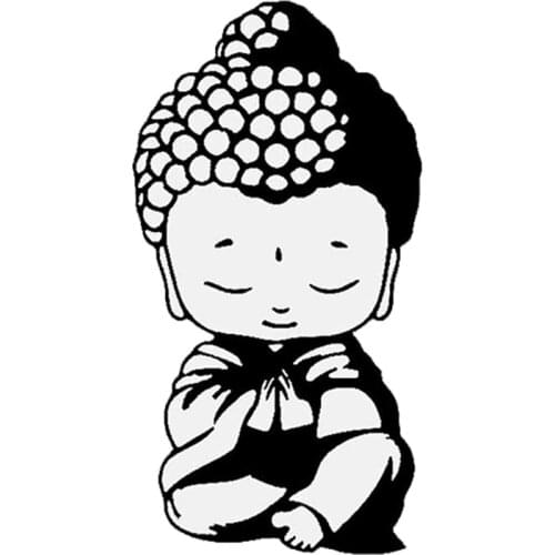 Buddha Buddhism Religion Religious Car Stickers Vinyl Decal 9.4*17.8CM D-0001