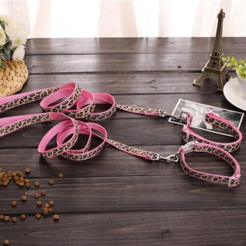 Dog Neck collar Nylon traction suit dog collar chain rope pet medium dog strap leashes small dog supplies