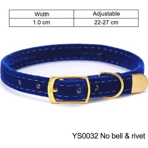 Cat Collar Kittens Dog Collar Teddy Solid Color Pet Collar Chihuahua Products Pet Accessories