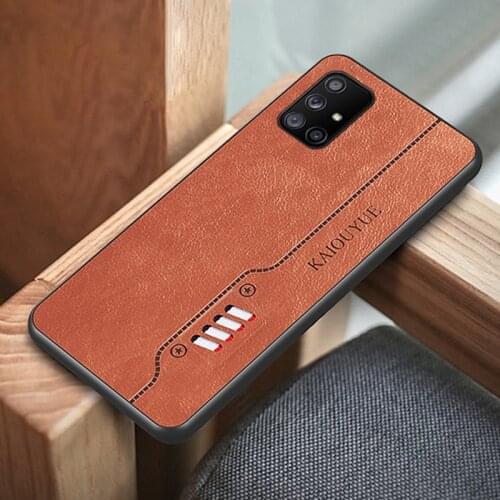 Luxury Leather Phone Case For Samsung Galaxy A51 A71 A50 A70 A02 A02S A12 A32 A42 A52 A72 F62 M62 A41 A90 5G Cover Case Coque