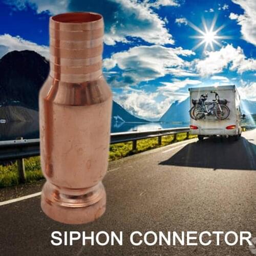 Red copper siphon refueling Gas Siphon Pump Gasoline Fuel Water Shaker Siphon Safety Self Priming Hose Pipe Flexible Plumbing