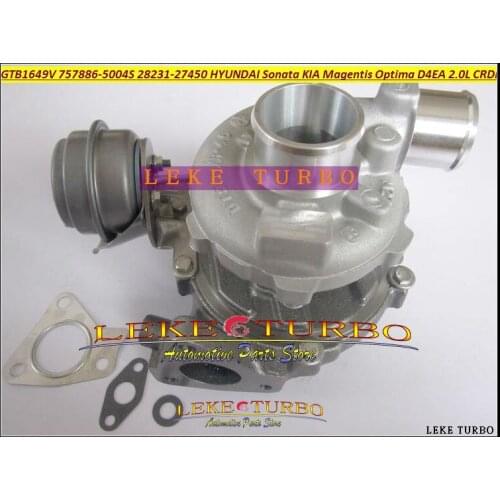 Turbo GTB1649V 757886-5004S 757886 28231-27450 Turbocharger For HYUNDAI Sonata For KIA Magentis OPTIMA 05- D4EA 2.0L CRDi 140HP