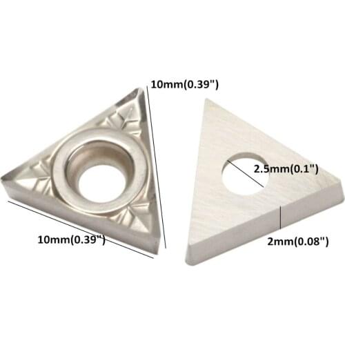 1/10Pcs Indexable Internal Turning Tools Carbide CNC Insert Lathe Cutting Tool Holder Inserts TCGT110204 AK H01 TCGT21.51-AK H01