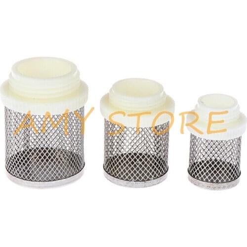 1Pc Stainless Steel Net Filter Garden Micro Irrigation Fish Tank Water Pump Hose Mesh 1/2" 3/4" 1" 1-1/4" 1-1/2" 2" BSP Threaded