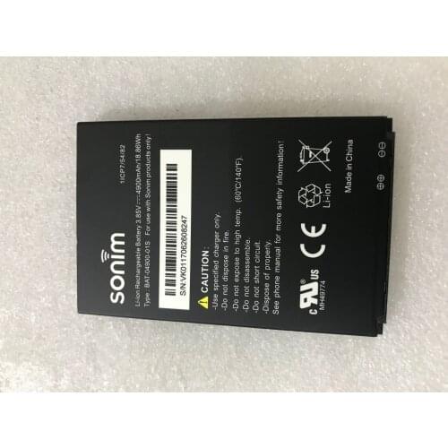 100% new original Battery for Sonim XP8 XP8800 BAT-04900-01S 3.85V 4900mAh