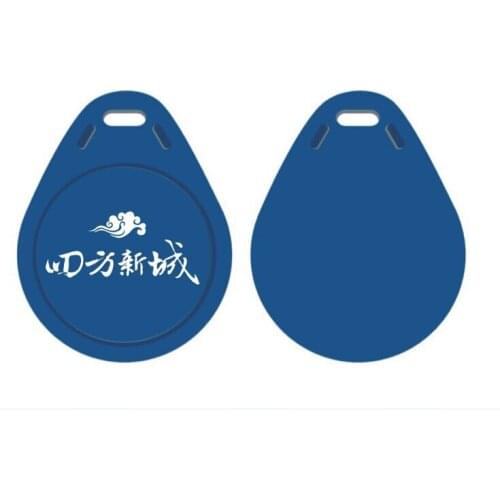 100pcs 125Khz RFID keyfob silk-screen ID Card Keyfobs Rfid Tag printable keyfob