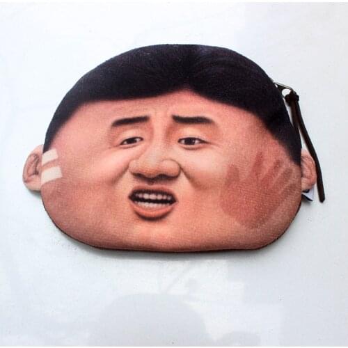 2021 New Cat Fan Ghost Animal Creative Small Bag Hand Craft Cloth Coin Storage Bag Alternative Strange and Funny Coin Purse