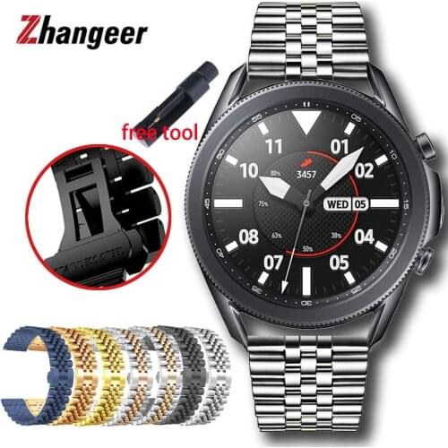 22mm 20mm Quick Release Strap For Huawei Gt 2 Metal Wrist Bracelet For Galaxy Watch 3 41 45mm Gear S3 42MM 46MM Amazift GTS Band